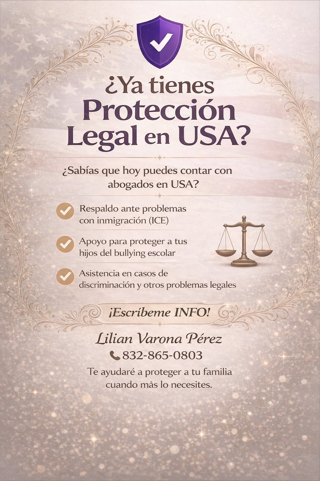 Liliam Varona. LEGAL SHIELD (Protección Legal para Todos)