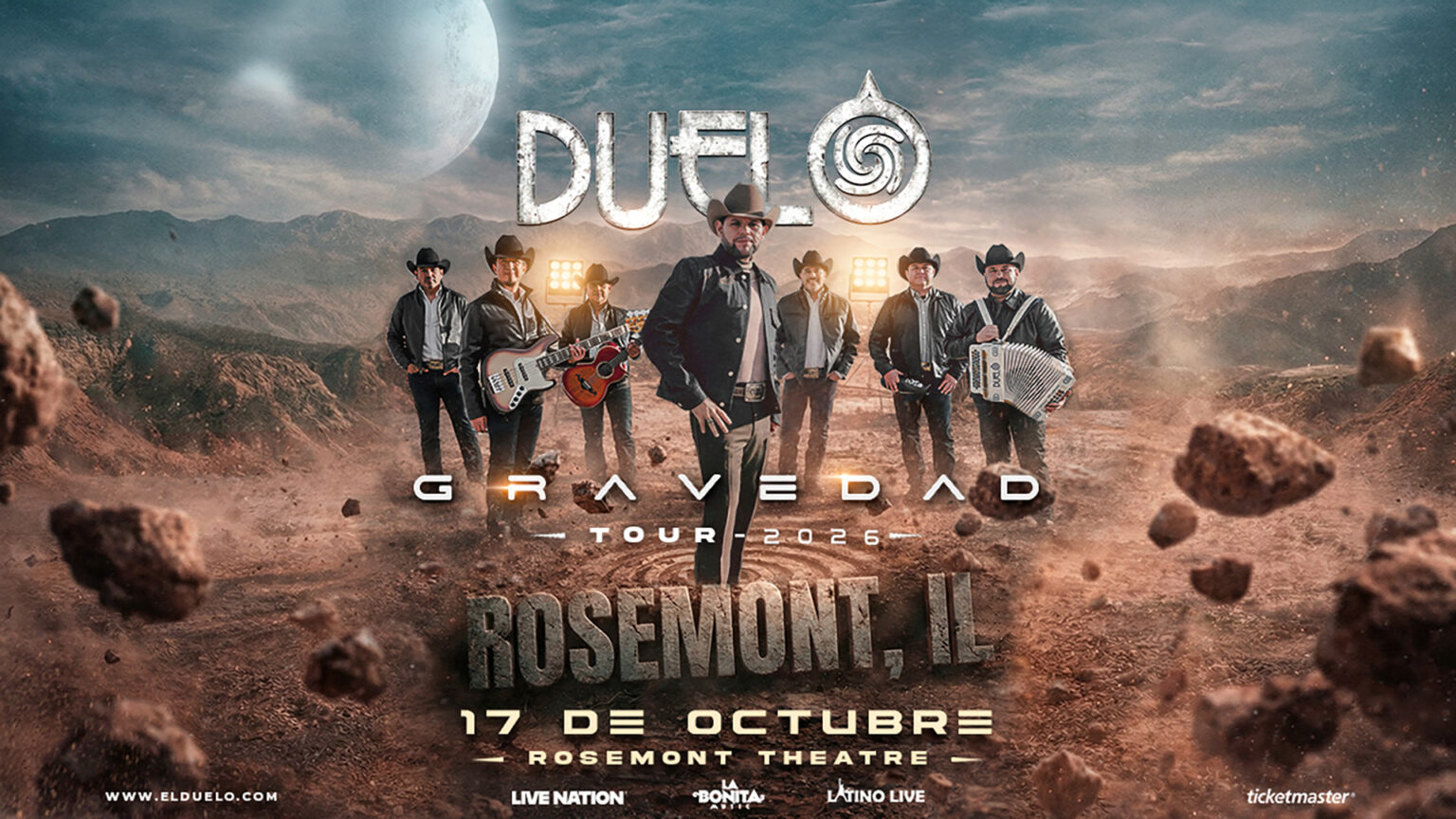 Grupo Duelo – GRAVEDAD TOUR 2026