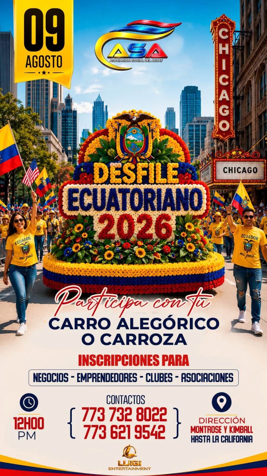 ¡EL FESTIVAL INTERCULTURAL MÁS GRANDE, VARIADO Y ESPERADO LLEGA A CHICAGO!