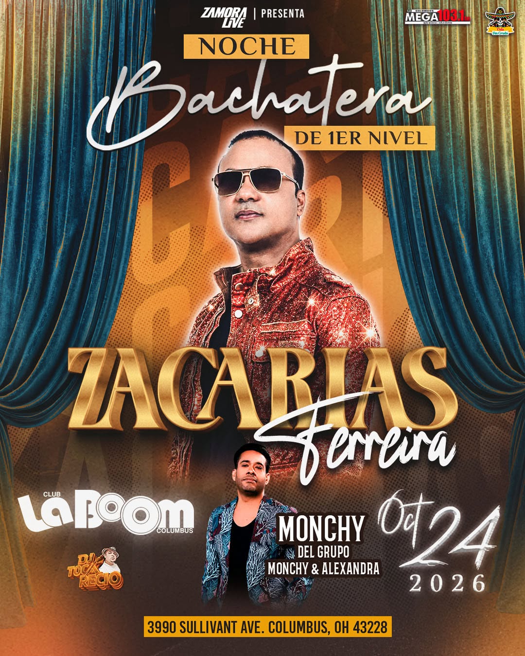 Noche Bachatera de 1er Nivel - Zacarías Ferreira