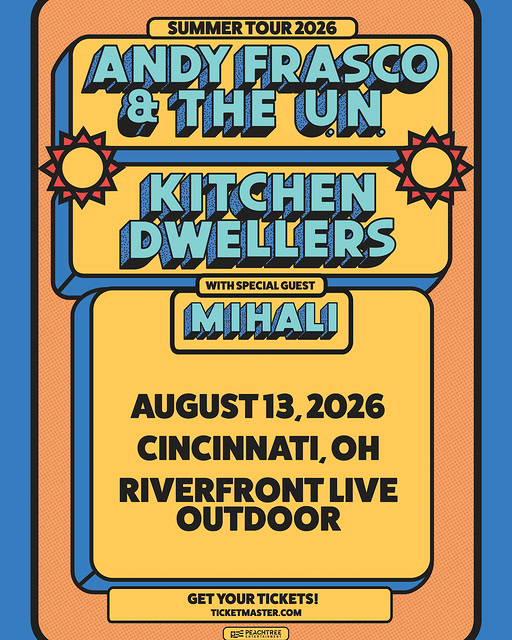 Andy Frasco & The U.N., Kitchen Dwellers con invitado especial Mihali - Summer Tour 2026