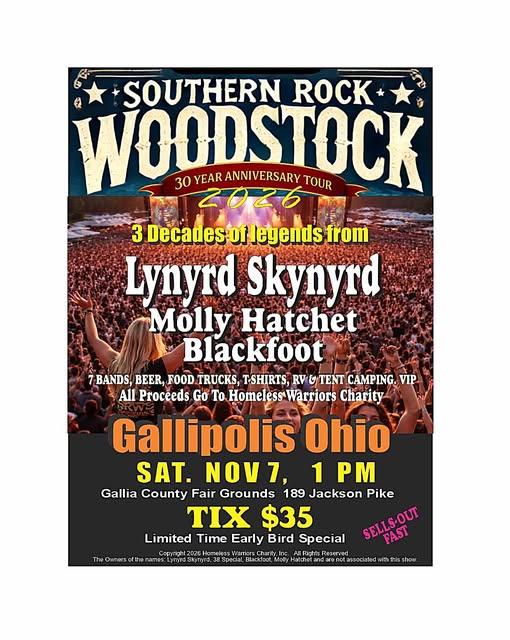 Southern Rock Woodstock 2026 - 30 Year Anniversary Tour