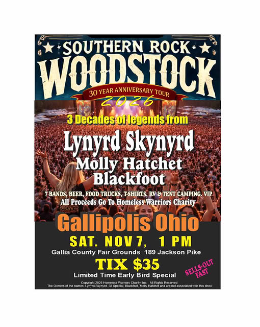Southern Rock Woodstock 2026 - 30 Year Anniversary Tour