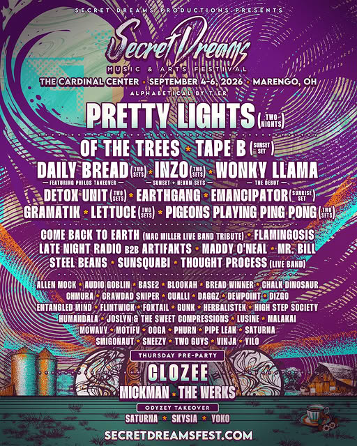 Secret Dreams Music & Arts Festival: Pretty Lights of the Trees (Two Nights)