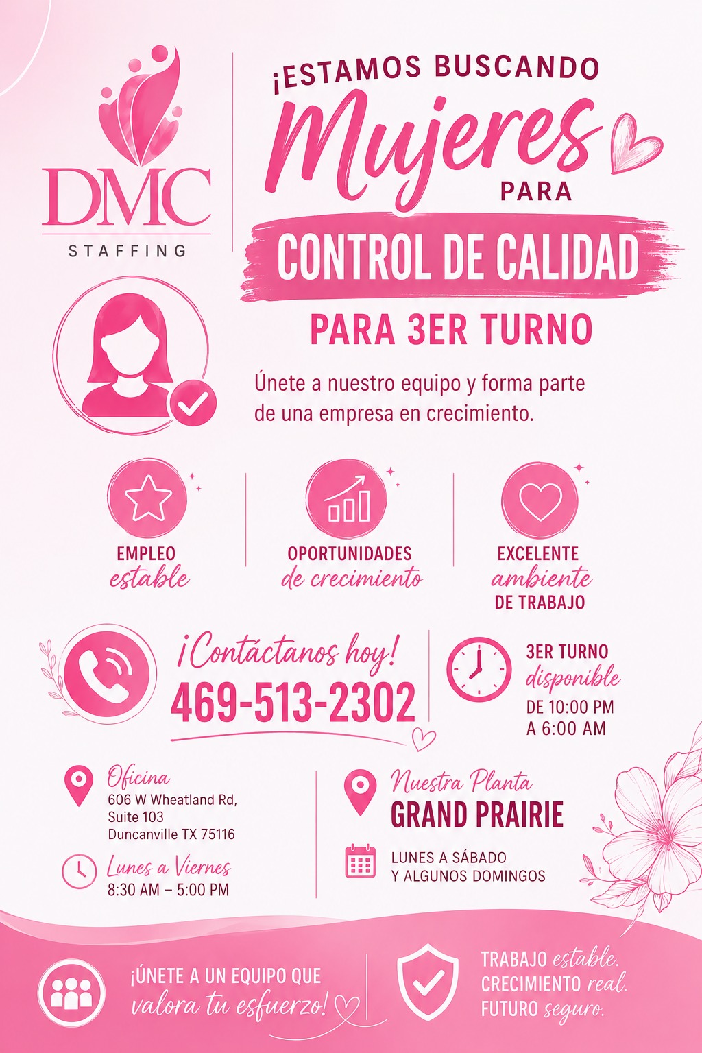 CONTRATANDO MUJERES – GRAND PRAIRIE 🚨 QA y QA KPI para 3er turno