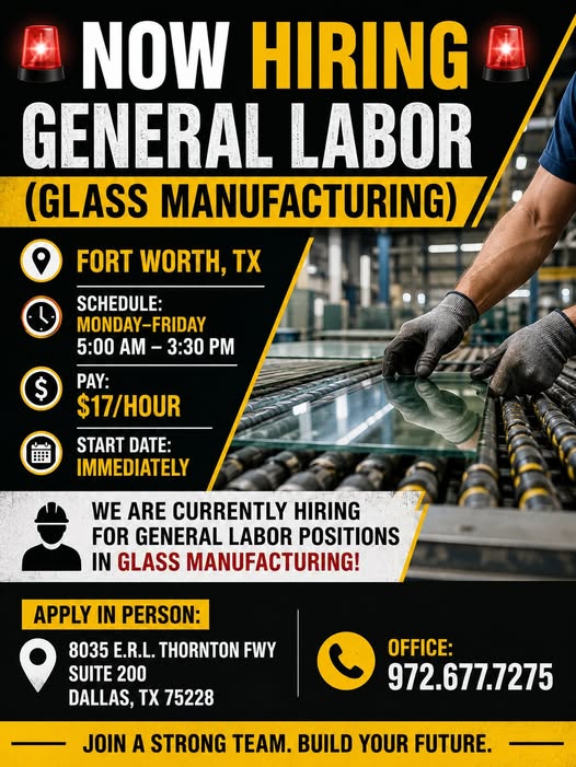 LABORAL GENERAL (Fabricación de vidrio)